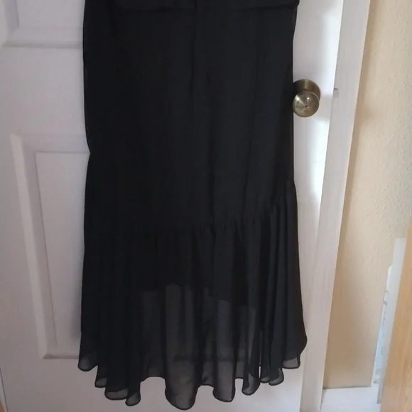 Just...Taylor Long Black Dress Size 12 Nwt - Picture 5 of 8